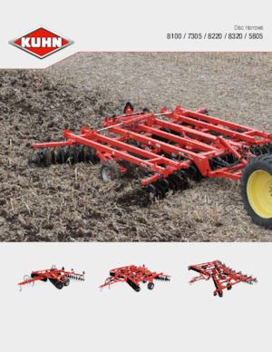 Grape cu disc-zinc Kuhn Krause 5805-20R