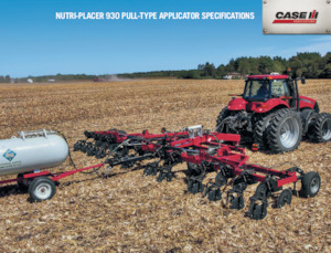 Distribuitoare de îngrășăminte Case IH Nutri-placer 930 14.5