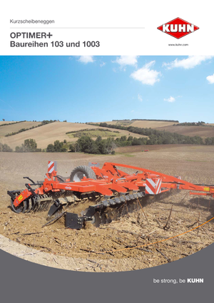 Grape cu disc-zinc Kuhn Optimer 7503