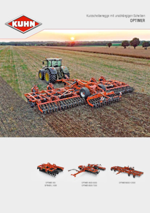 Grape cu disc-zinc Kuhn Optimer L 500R