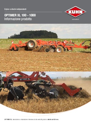 Grape cu disc-zinc Kuhn Optimer XL 400