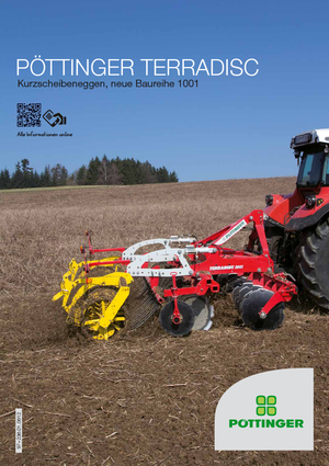 Grape cu disc-zinc Pöttinger Terradisc 3501