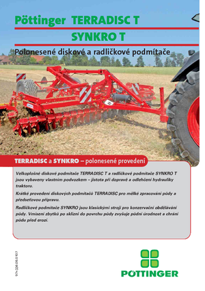 Grape cu disc-zinc Pöttinger Terradisc  5000 T