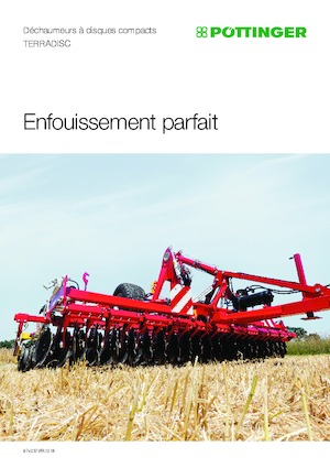 Grape cu disc-zinc Pöttinger Terradisc 8001 T