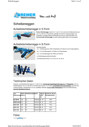 Grape cu disc-zinc Bremer Xylon 400