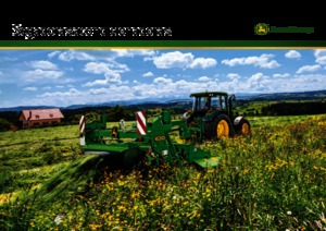 Cositori tractate cu discuri, cu tambur de condiționare John Deere 830
