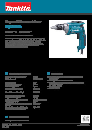 Burghie și șurubelnițe Makita FS4300