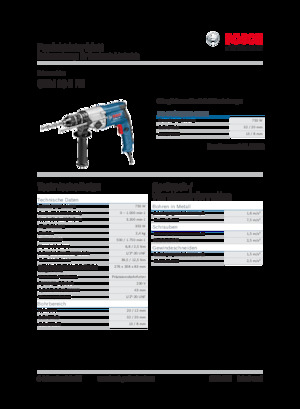 Burghie și șurubelnițe Bosch GBM 13-2 RE