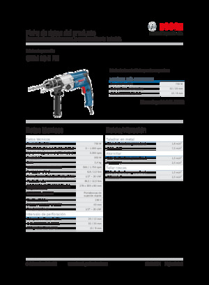Burghie și șurubelnițe Bosch GBM 13-2 RE