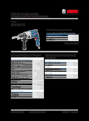 Burghie și șurubelnițe Bosch GBM 13-2 RE