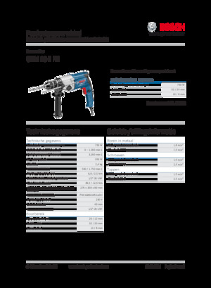 Burghie și șurubelnițe Bosch GBM 13-2 RE