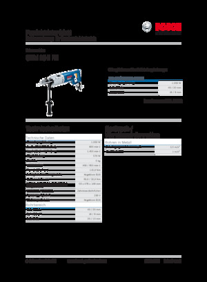 Burghie și șurubelnițe Bosch GBM 16-2 RE