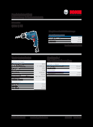 Burghie și șurubelnițe Bosch GBM 6 RE