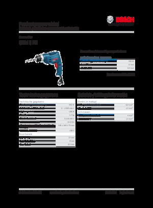 Burghie și șurubelnițe Bosch GBM 6 RE