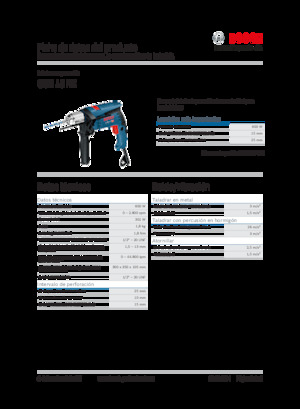 Burghie și șurubelnițe Bosch GSB 13 RE