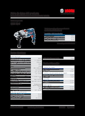 Burghie și șurubelnițe Bosch GSB 20-2