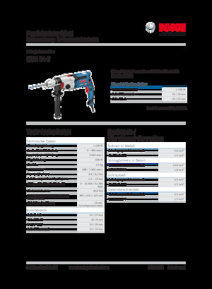 Burghie și șurubelnițe Bosch GSB 24-2