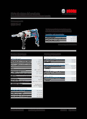 Burghie și șurubelnițe Bosch GSB 24-2