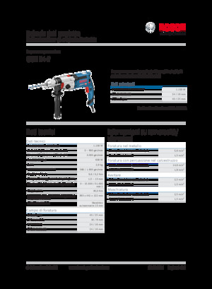 Burghie și șurubelnițe Bosch GSB 24-2