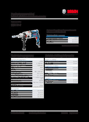 Burghie și șurubelnițe Bosch GSB 24-2