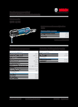 Burghie și șurubelnițe Bosch GWB 10 RE