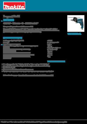 Burghie și șurubelnițe Makita HP1230