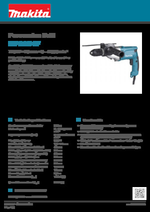 Burghie și șurubelnițe Makita HP2051F
