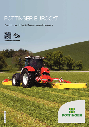 Tamburi de cosit atașați pe față, fără tambur de condiționare Pöttinger EuroCat 311 Plus Classic 