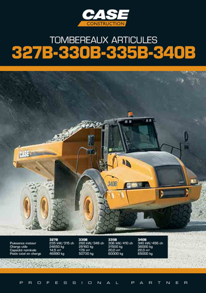 Autobasculante articulate Case 340B