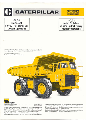 Basculante rigide Caterpillar 769 C