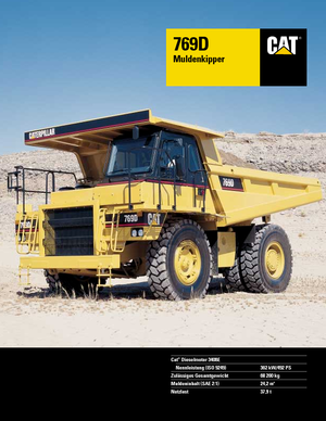 Basculante rigide Caterpillar 769 D