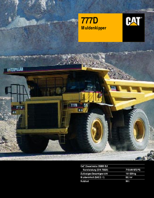 Basculante rigide Caterpillar 777 D