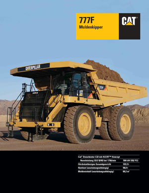 Basculante rigide Caterpillar 777F