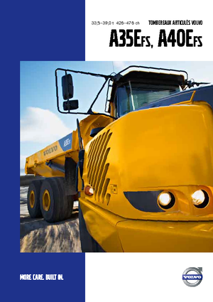 Autobasculante articulate Volvo A35E FS 6x6
