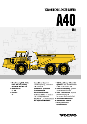 Autobasculante articulate Volvo A40