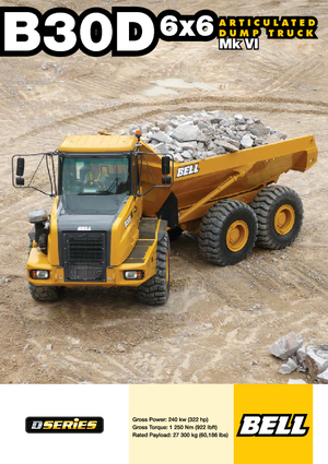 Autobasculante articulate Bell B 30 D