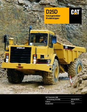 Autobasculante articulate Caterpillar D 25 D