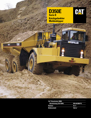 Autobasculante articulate Caterpillar D 350 E