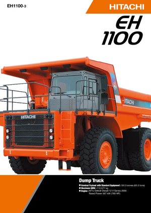 Basculante rigide Hitachi EH 1100