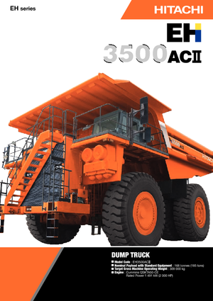 Basculante rigide Hitachi EH3500ACII