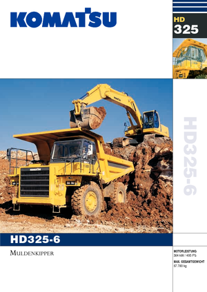 Basculante rigide Komatsu HD325-6/4WD