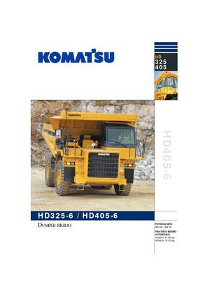 Basculante rigide Komatsu HD325-6