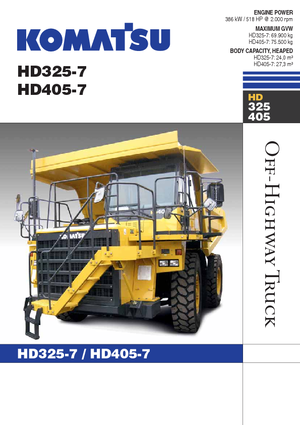 Basculante rigide Komatsu HD325-7