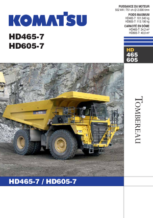 Basculante rigide Komatsu HD605-7 E0