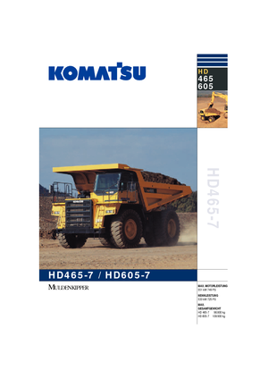 Basculante rigide Komatsu HD465-7