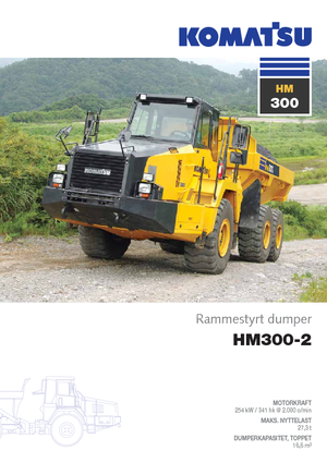 Autobasculante articulate Komatsu HM300-2
