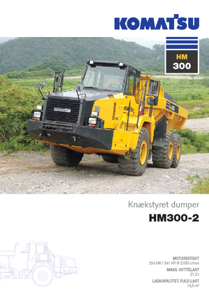Autobasculante articulate Komatsu HM300-2