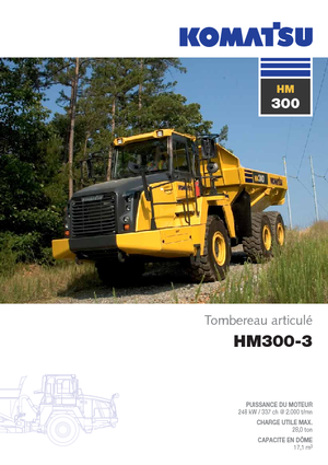 Autobasculante articulate Komatsu HM300-3