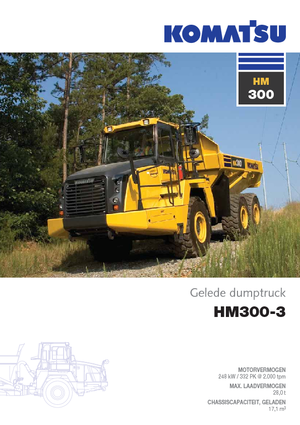 Autobasculante articulate Komatsu HM300-3