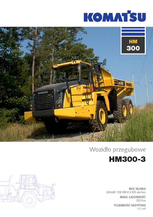 Autobasculante articulate Komatsu HM300-3